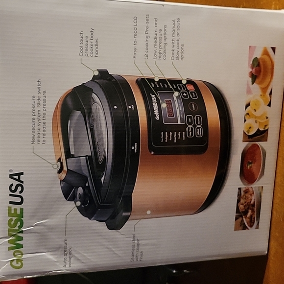gowise Kitchen Gowise Usa 6 Quart Pressure Cooker Brand New In Box
